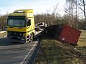 LKW verliert Container Koeln Niehler Ei P009